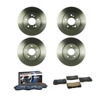 Disc Brake Pad & Rotor Kit for Mercedes (288mm/278mm)