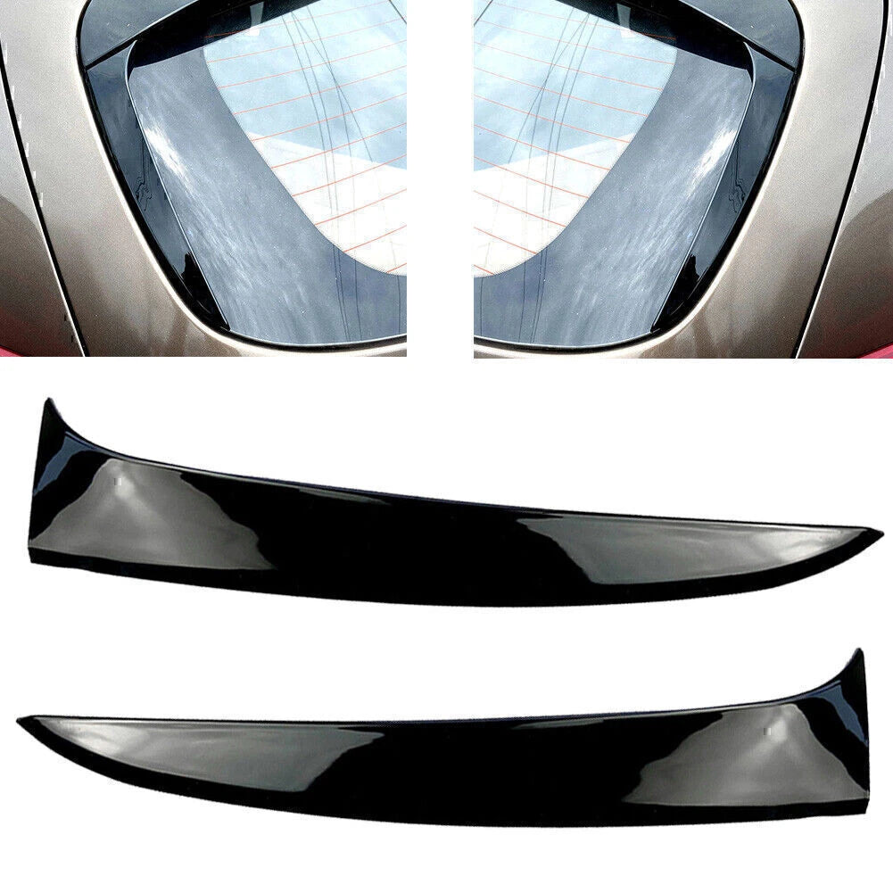 Black Rear Window Spoiler Side Wing Trim Cover for Kia Sportage R (2011–2015)