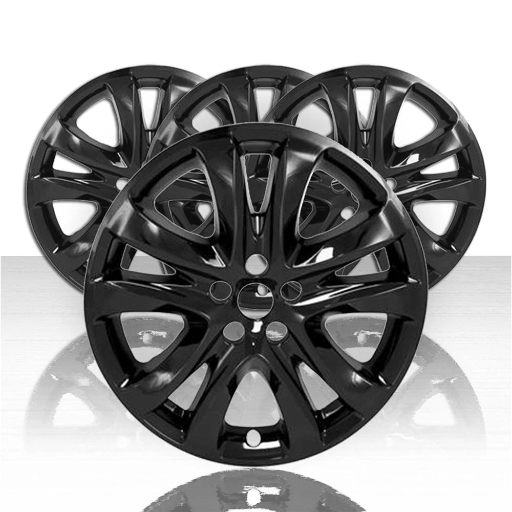 4 Black 19" Wheel Skins Hub Caps Rim Covers for Mazda 6 Grand Touring 2014-2017