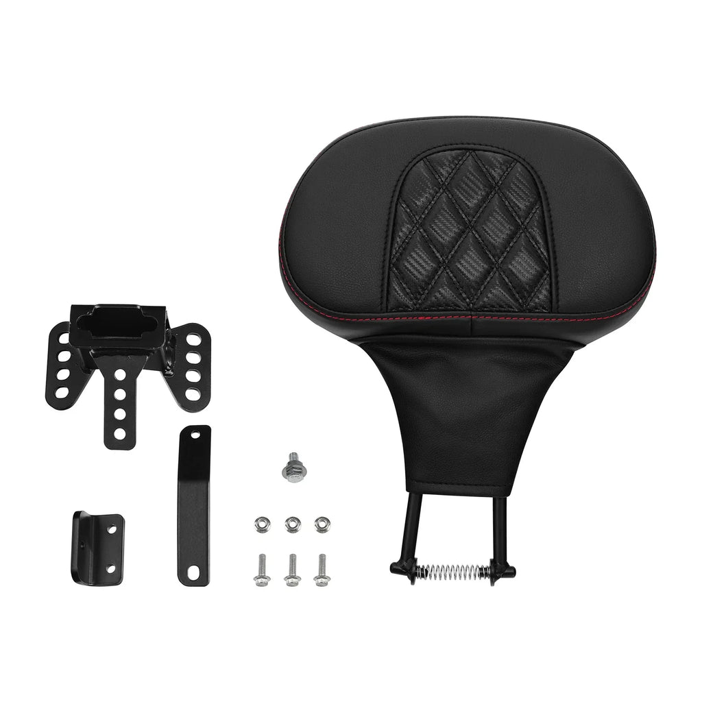 Front Driver Backrest Pad for Harley Road King Glide Ultra Limited (2009-24)