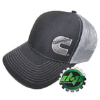 Richardson 112 Trucker Hat for Cummins (Black/Gray Mesh)