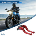Long Brake Clutch Levers for Honda CB919 (2002–2007) Red 1 Pair