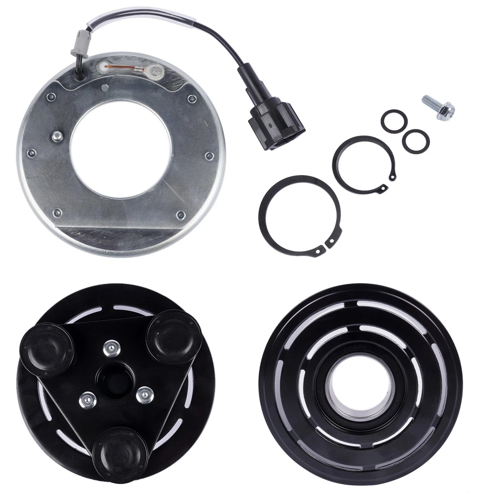 A/C Compressor Clutch Assembly Kit for Nissan Cube Versa (2009-2014)