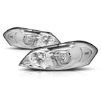 Chrome Housing Clear Corner Signal Headlights for Chevy Impala (2006–2016)