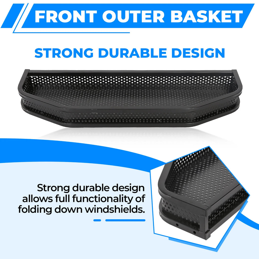 Heavy Duty Front Cargo Basket for EZGO TXT Golf Cart