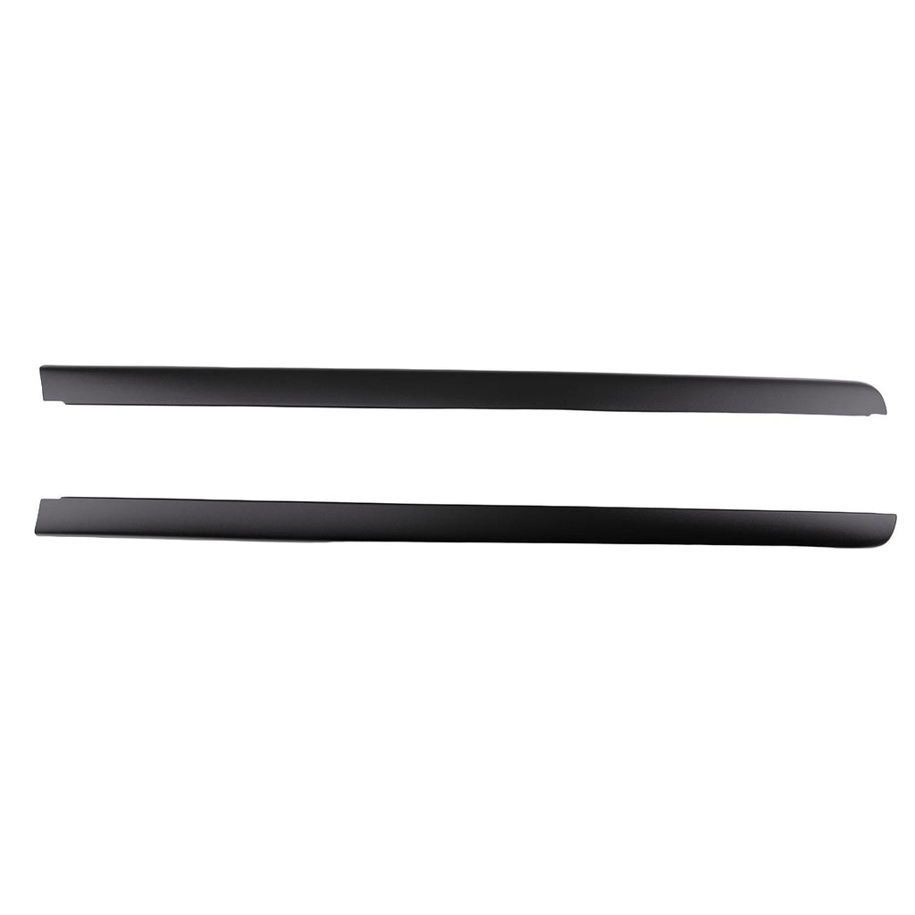 Set of 2 Bed Rail Caps for Chevrolet Silverado GMC Sierra 1500-3500 (1999–2007) Black