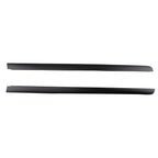 Set of 2 Bed Rail Caps for Chevrolet Silverado GMC Sierra 1500-3500 (1999–2007) Black