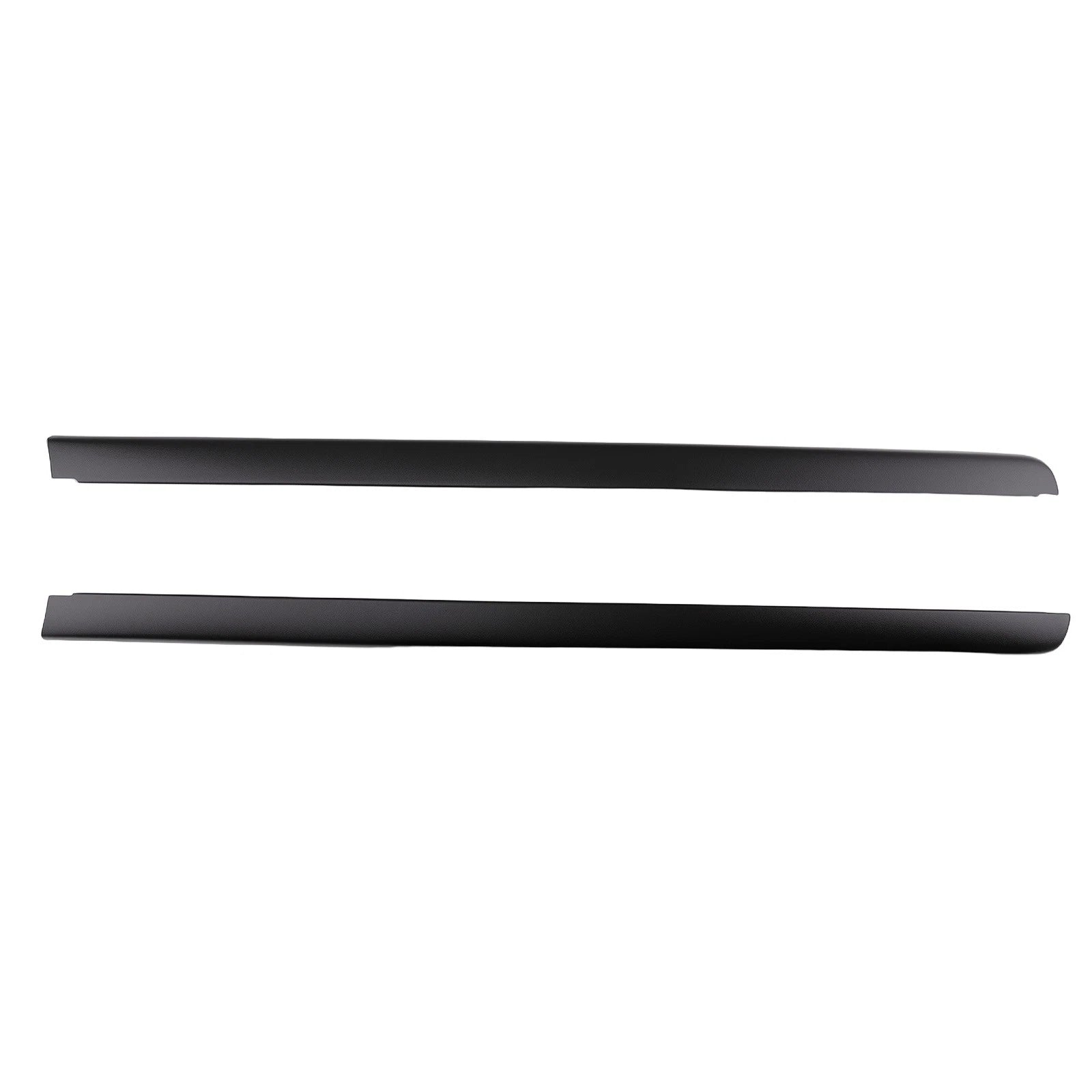 Set of 2 Bed Rail Caps for Chevrolet Silverado GMC Sierra 1500-3500 (1999–2007) Black