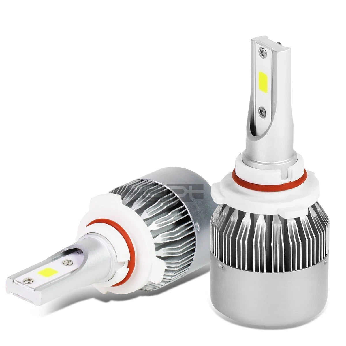 2X 9005 LED Headlight Bulbs 6000K with Cooling Fan for