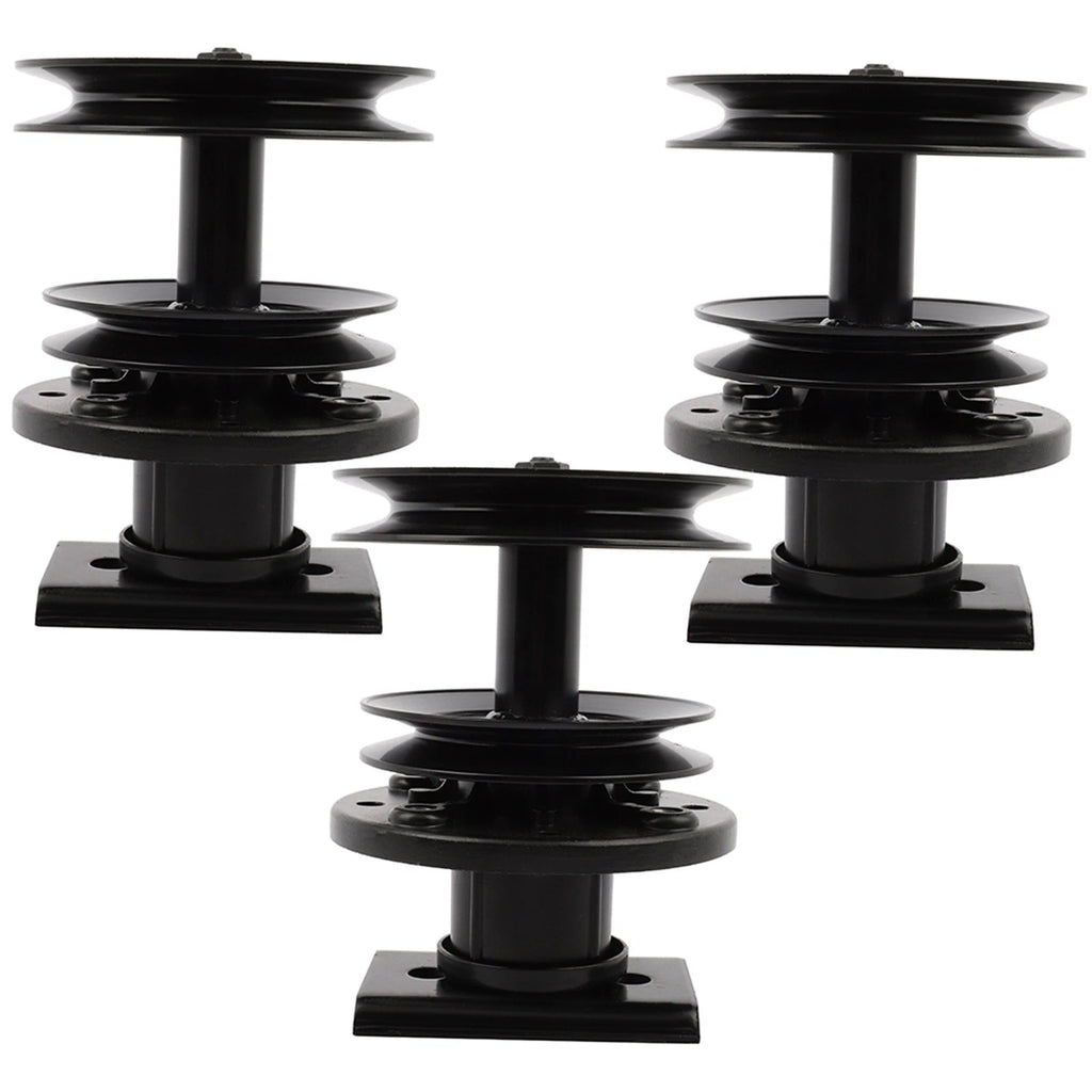 3PK Spindle Assy for AYP Husqvarna Poulan Craftsman (121704X, 121705X, 532121705)