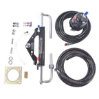 Hydraulic Outboard Steering System Kit for Single-Engine Boats (2x24FT Hose)