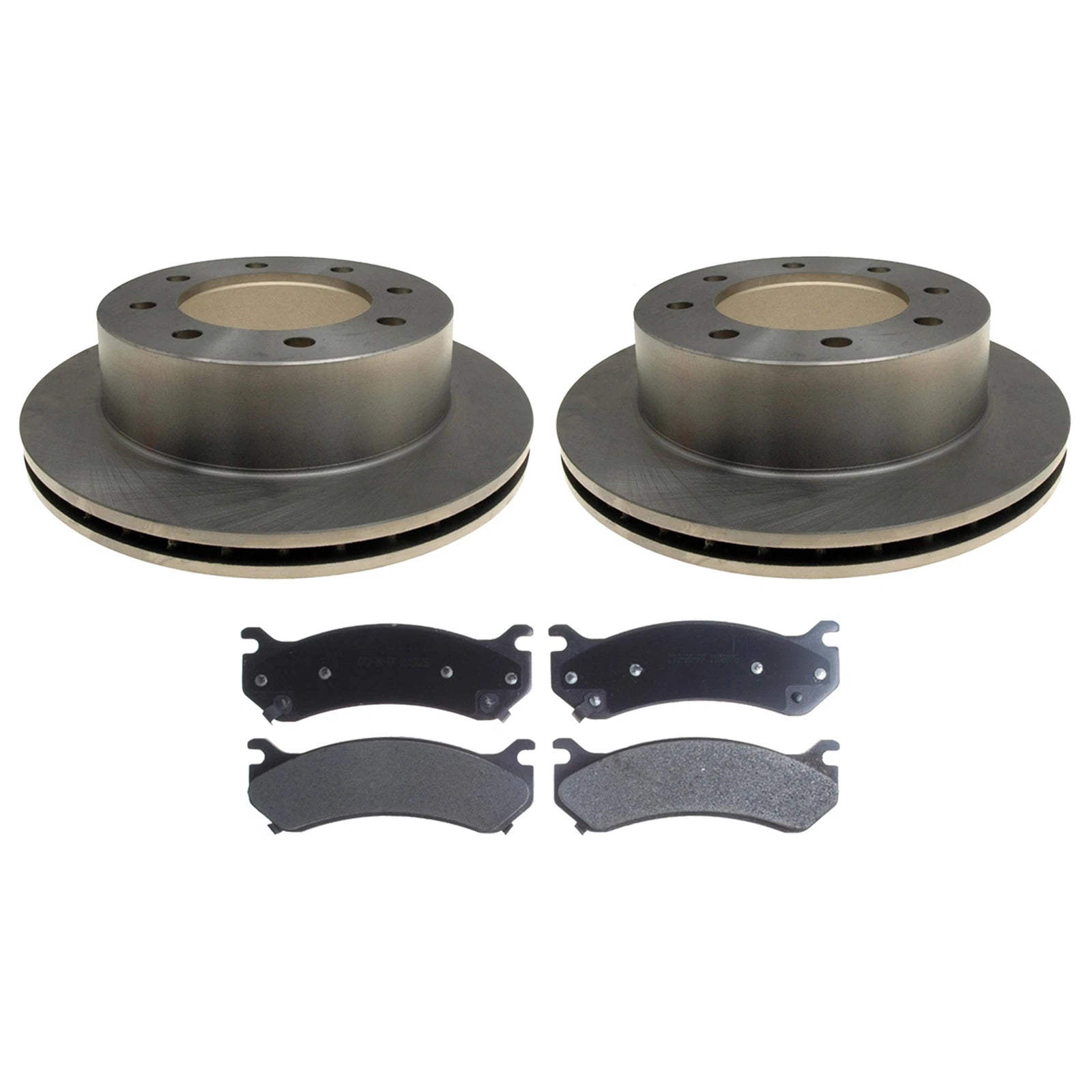 ACDelco Silver Rear Brake Kit 330mm Disc Rotors Pads for Silverado Sierra Yukon (2014–2019)