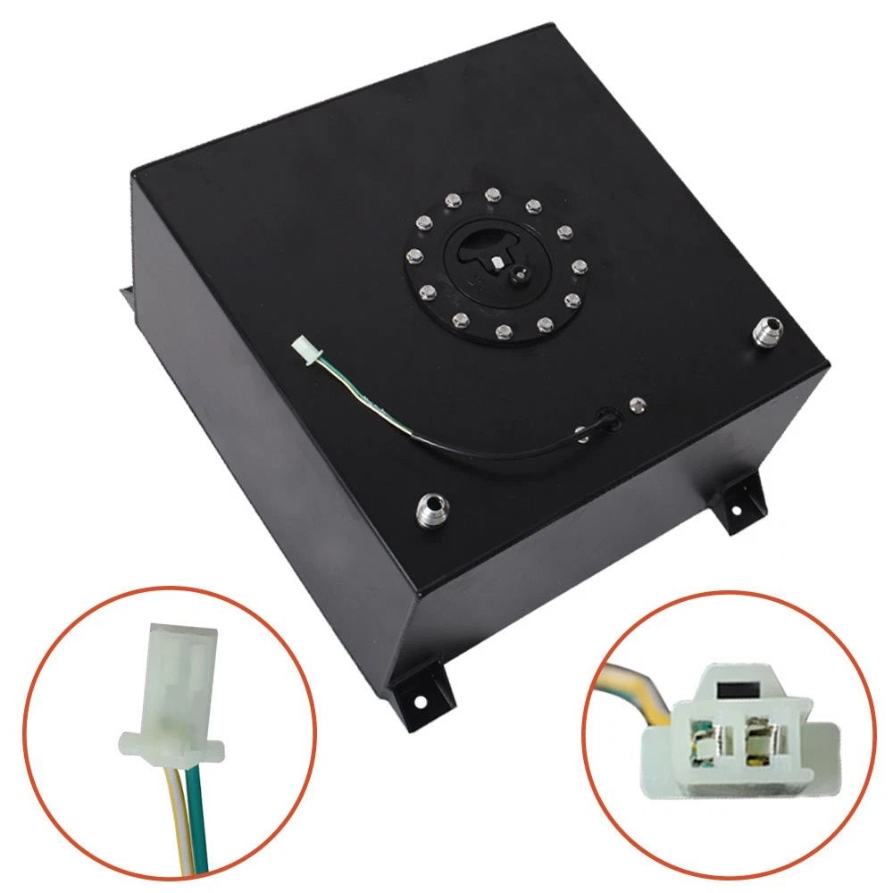 10 Gallon Black Aluminum Racing Fuel Cell for Universal Applications