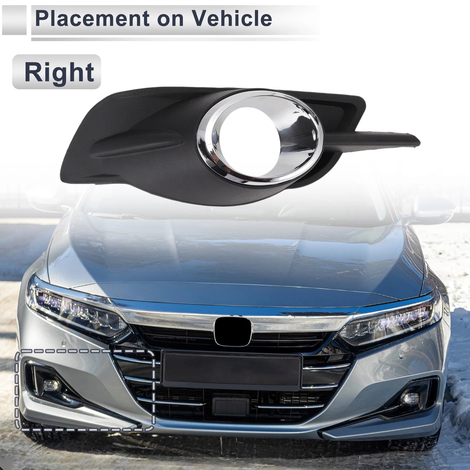 1 Pc Fog Light Grill for Ford Mondeo (2001–2007) No.LK7S7115B200AA