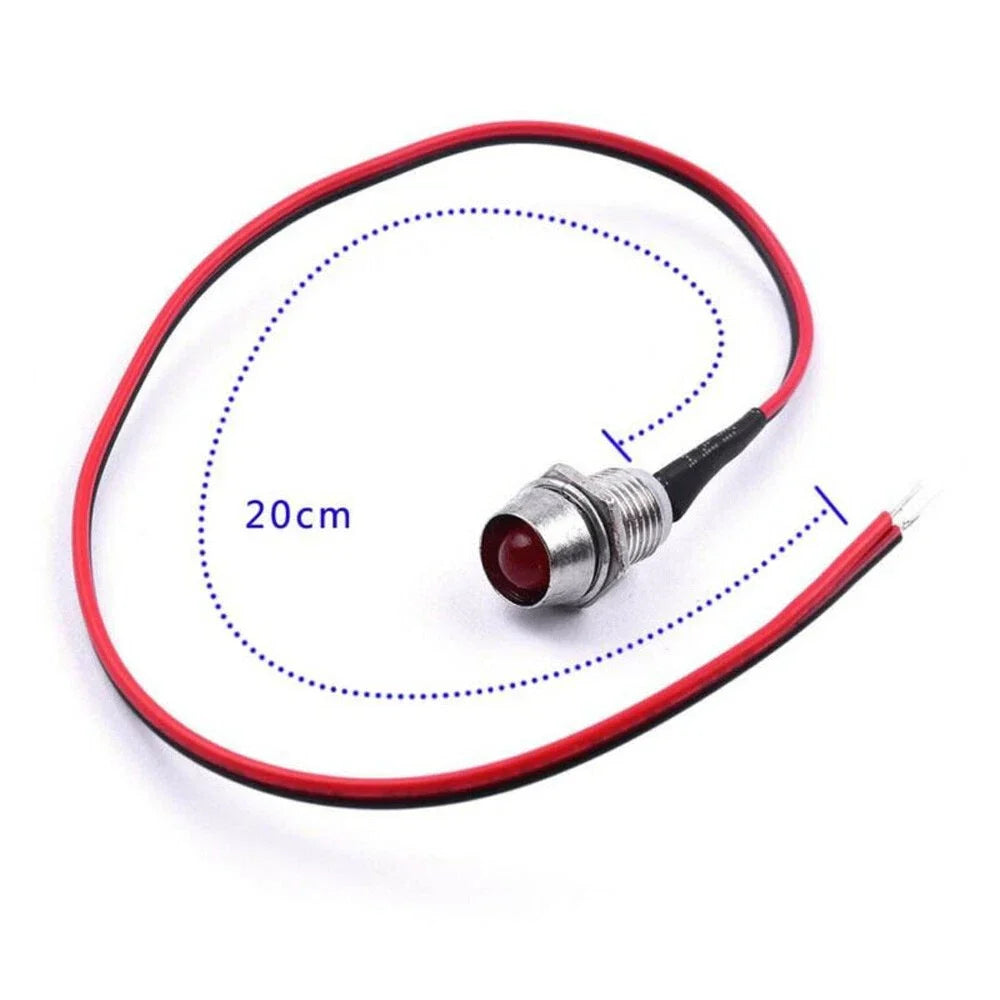 Indicator Light / 8mm 12V / LED Lamp Bulb for Car
