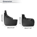 Set of 4 Mud Flaps Splash Guards for Audi Q7 (2006–2015)