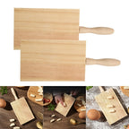 2 Wooden Gnocchi Boards for Home Cooking (No Year Range)
