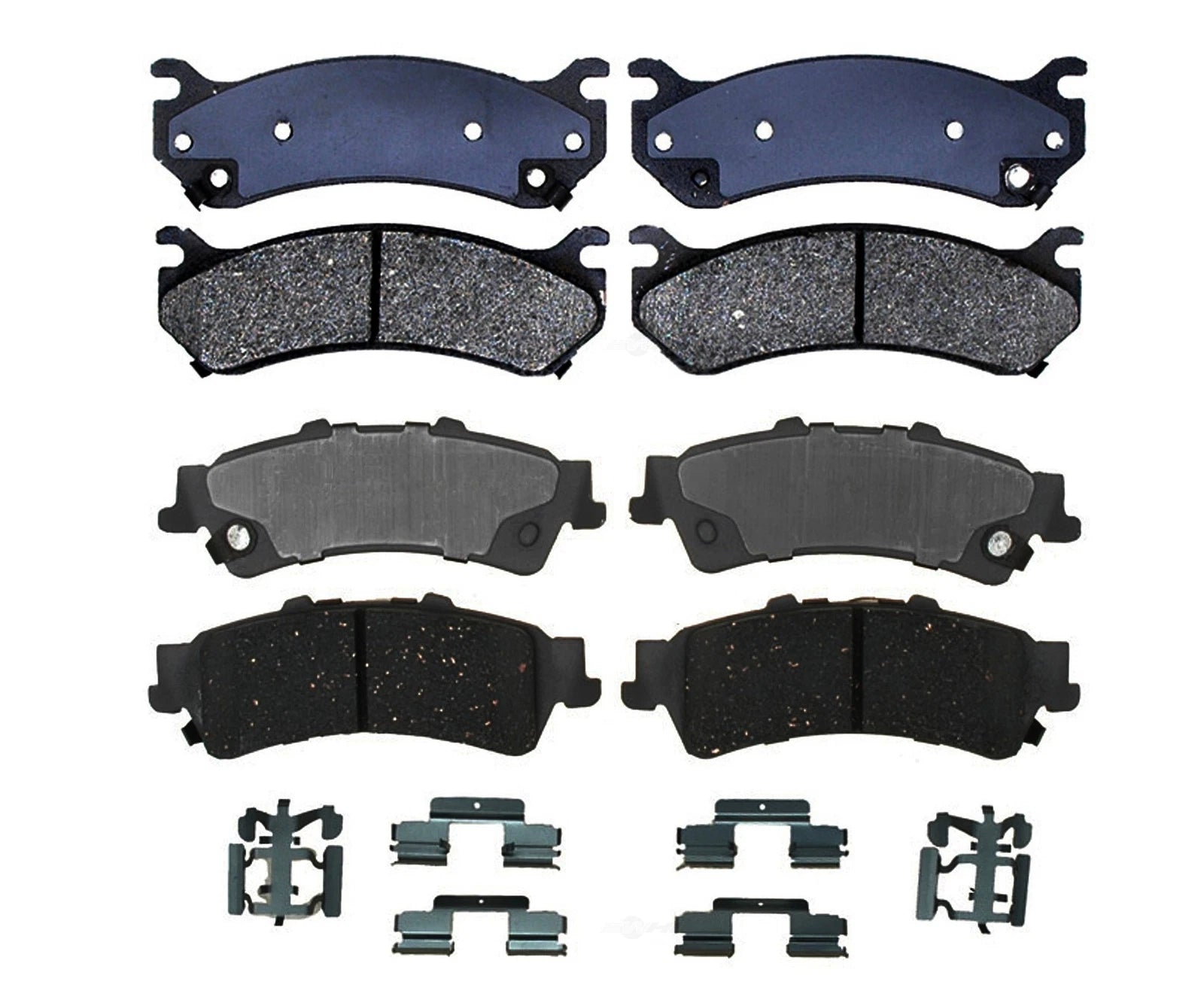 Set of 4 Ceramic Brake Pads for GMC Yukon Sierra 1500 (2014–2020)