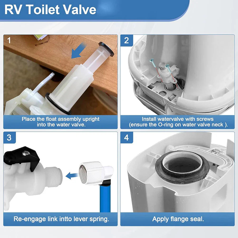 Water Valve Kit for Thetford Aqua Magic IV Toilet (2010-2023)