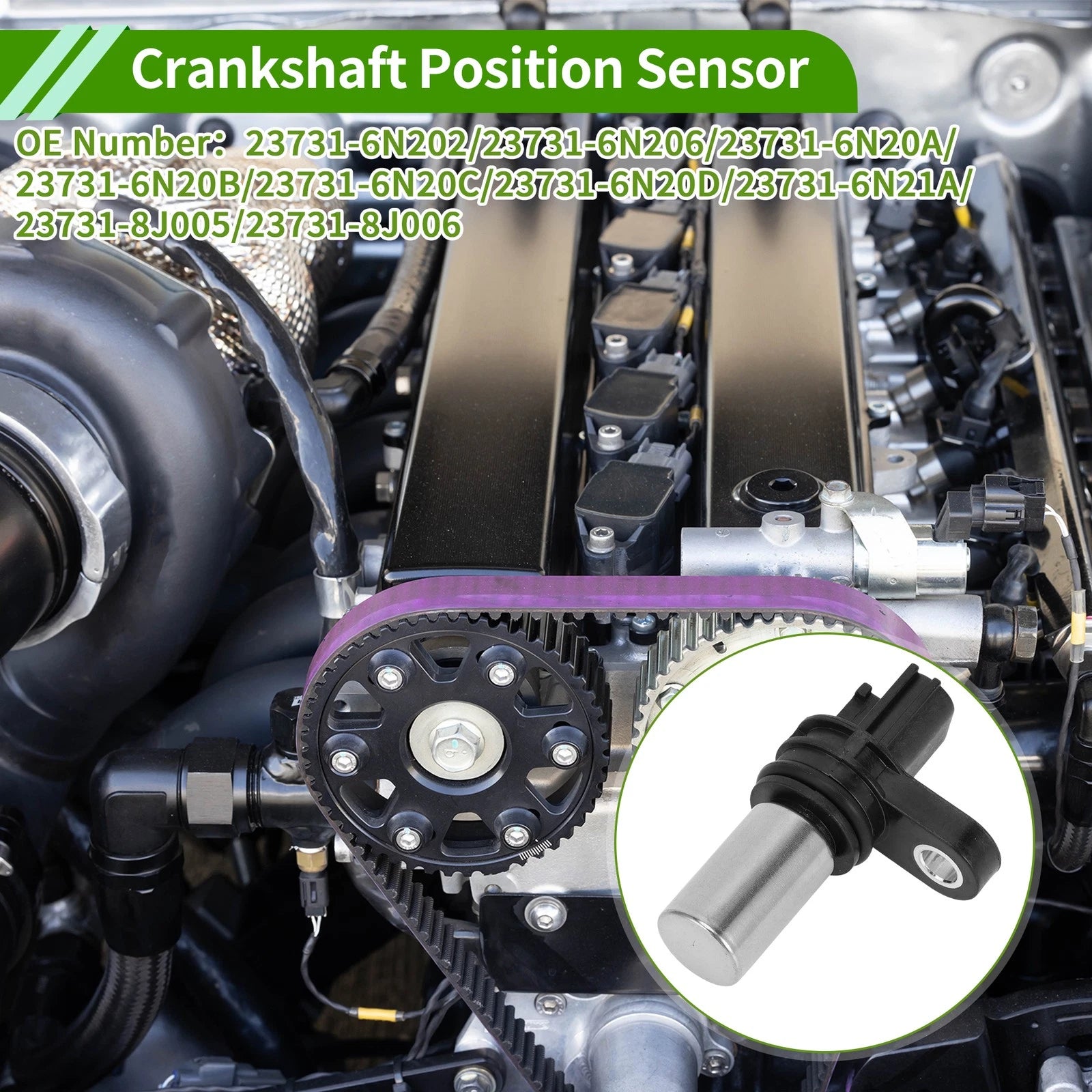 Crankshaft Position Sensor for Nissan X-Trail 2.0 (2001–2013) No. 23731-6N202