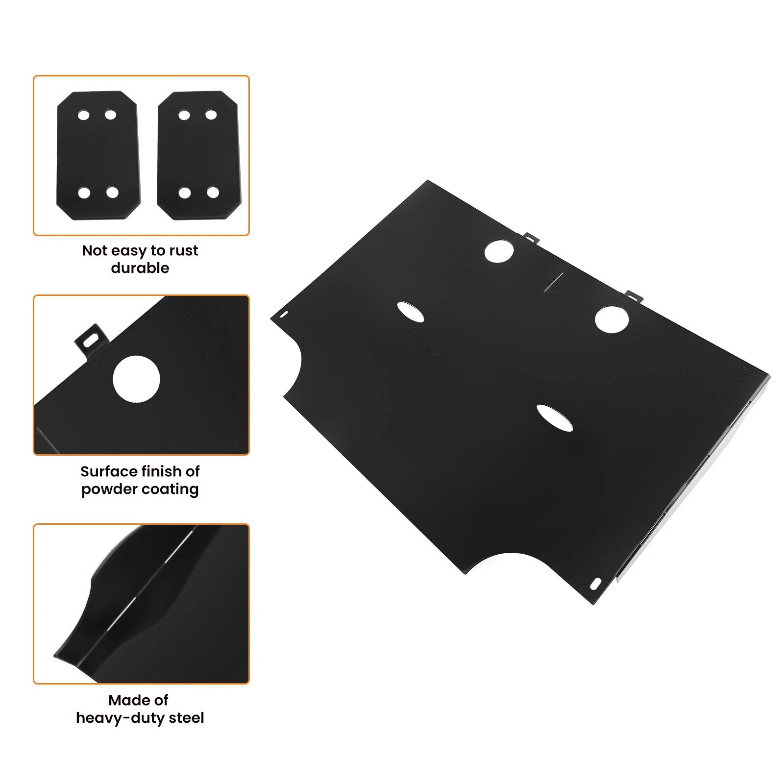 Steel Rear Skid Plate for Ford F-150 (2015–2022)