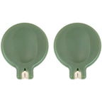 2X Round Olive Green ABS Fishing Line Stripper Knot Puller for Carp Anglers