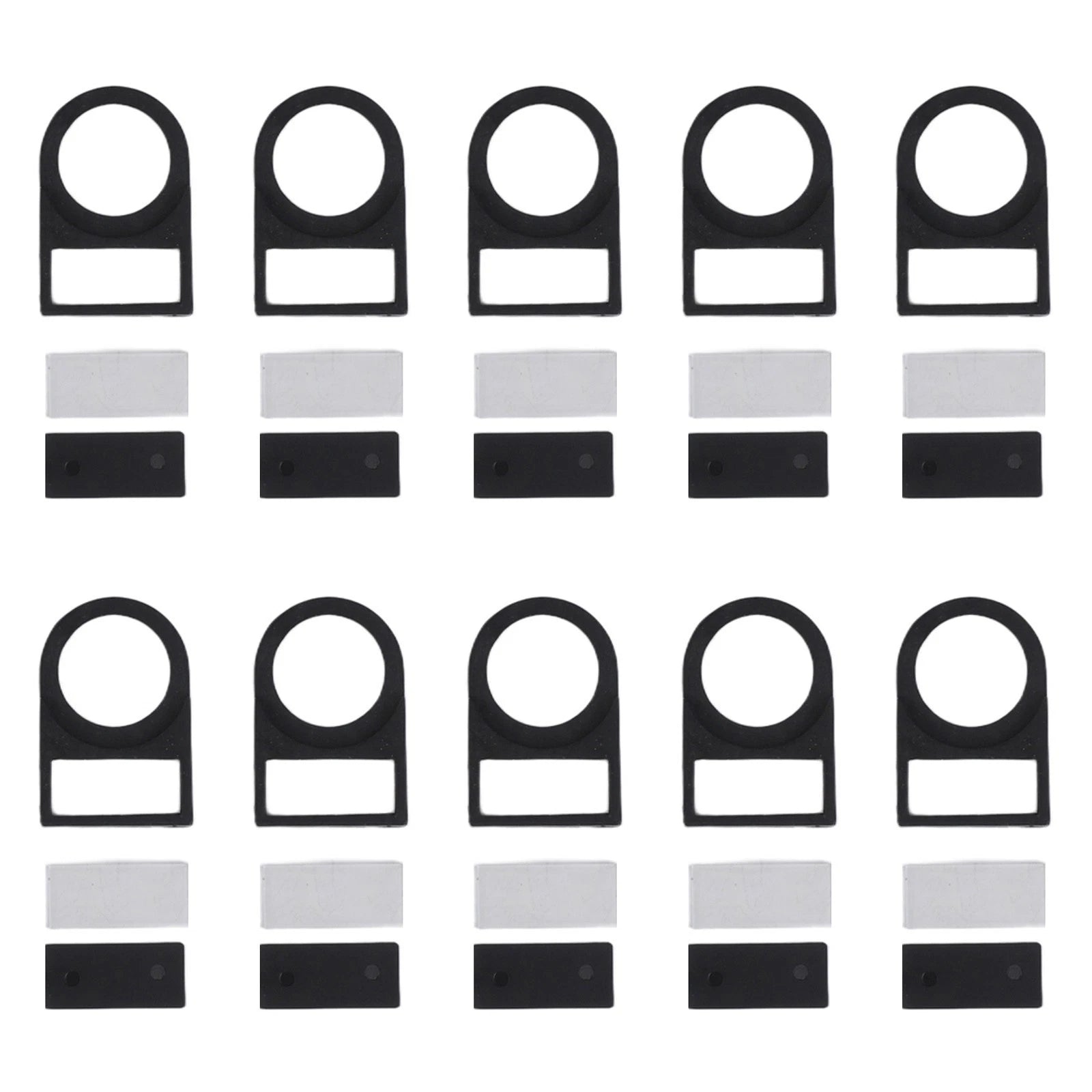 Set of 10 22mm Push Button Mounting Size Label Frames