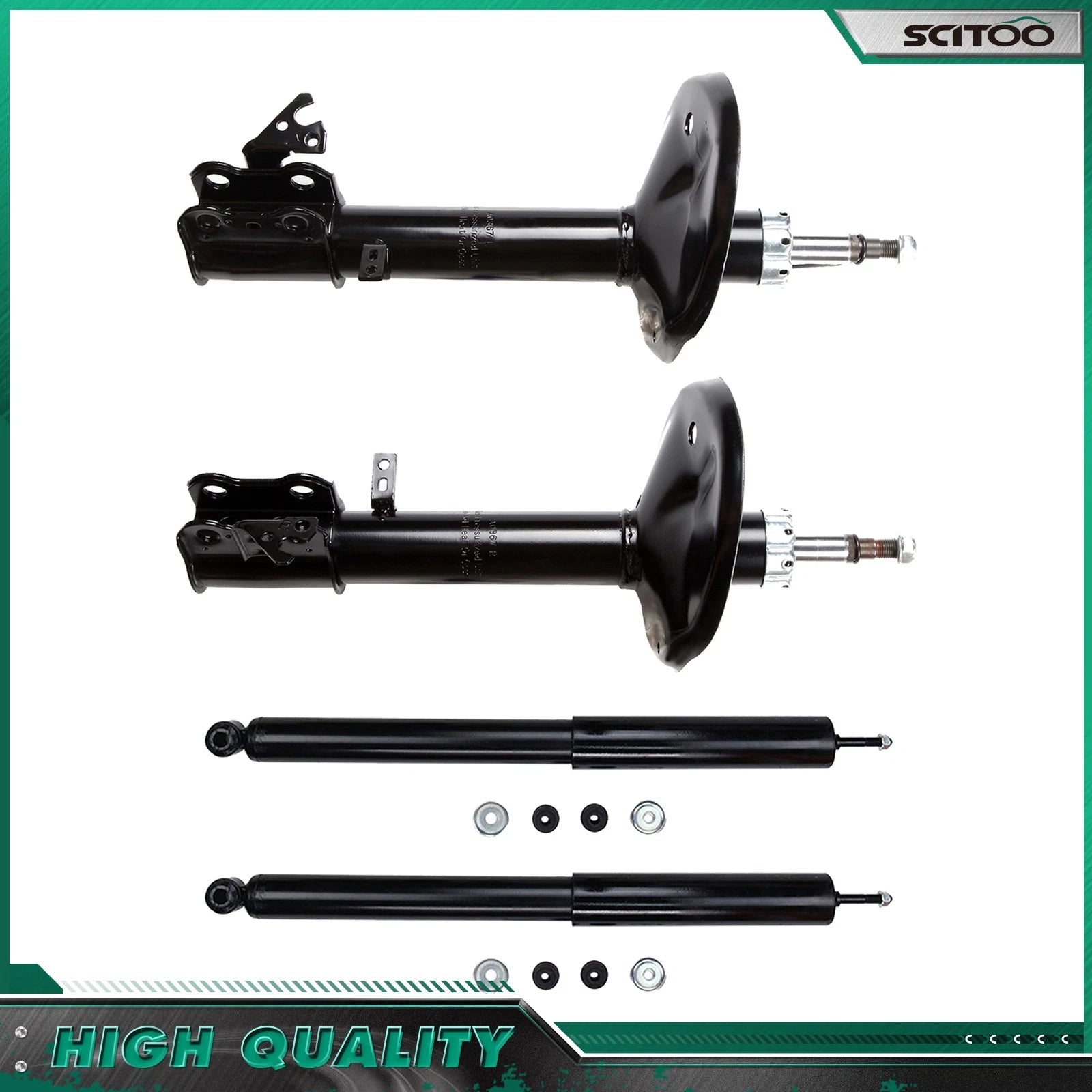 Set of 4 Shocks Struts for Toyota RAV4 (1996–2000)