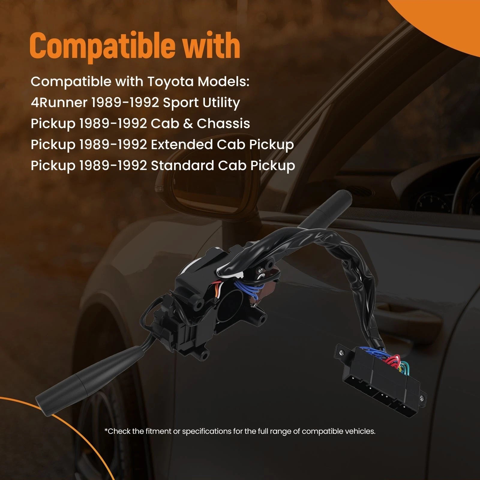 Wiper Switch for Toyota 4Runner Pickup (1989–1995) 84310-35300