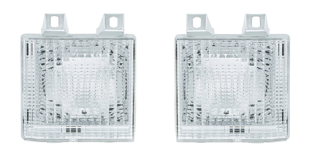 Clear Turn Signal Parking Light Lamps Left and Right for Chevy GMC Truck (1983–1988)