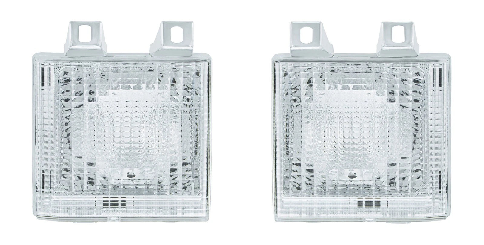 Clear Turn Signal Parking Light Lamps Left and Right for Chevy GMC Truck (1983–1988)