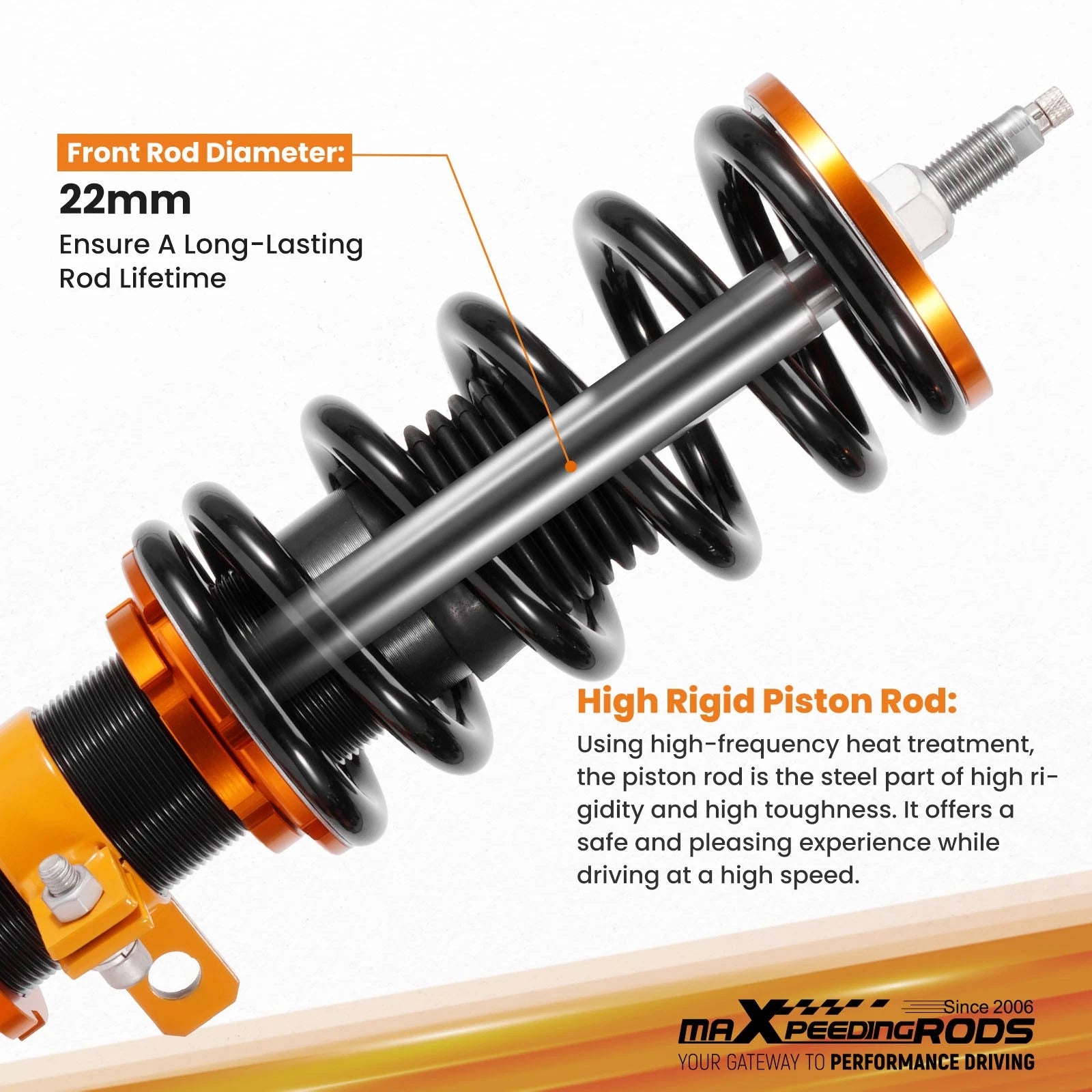 24 Way Adjustable Coilovers for Chevrolet Cruze (2009–2015)