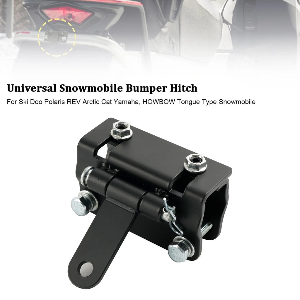 Universal Snowmobile Bumper Hitch for Polaris Ski Doo Arctic Cat Yamaha