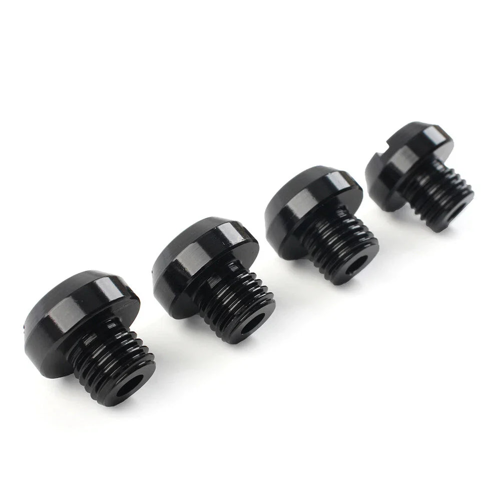 4PCS M10 Motorcycle Mirror Hole Blanking Plugs Screws Caps
