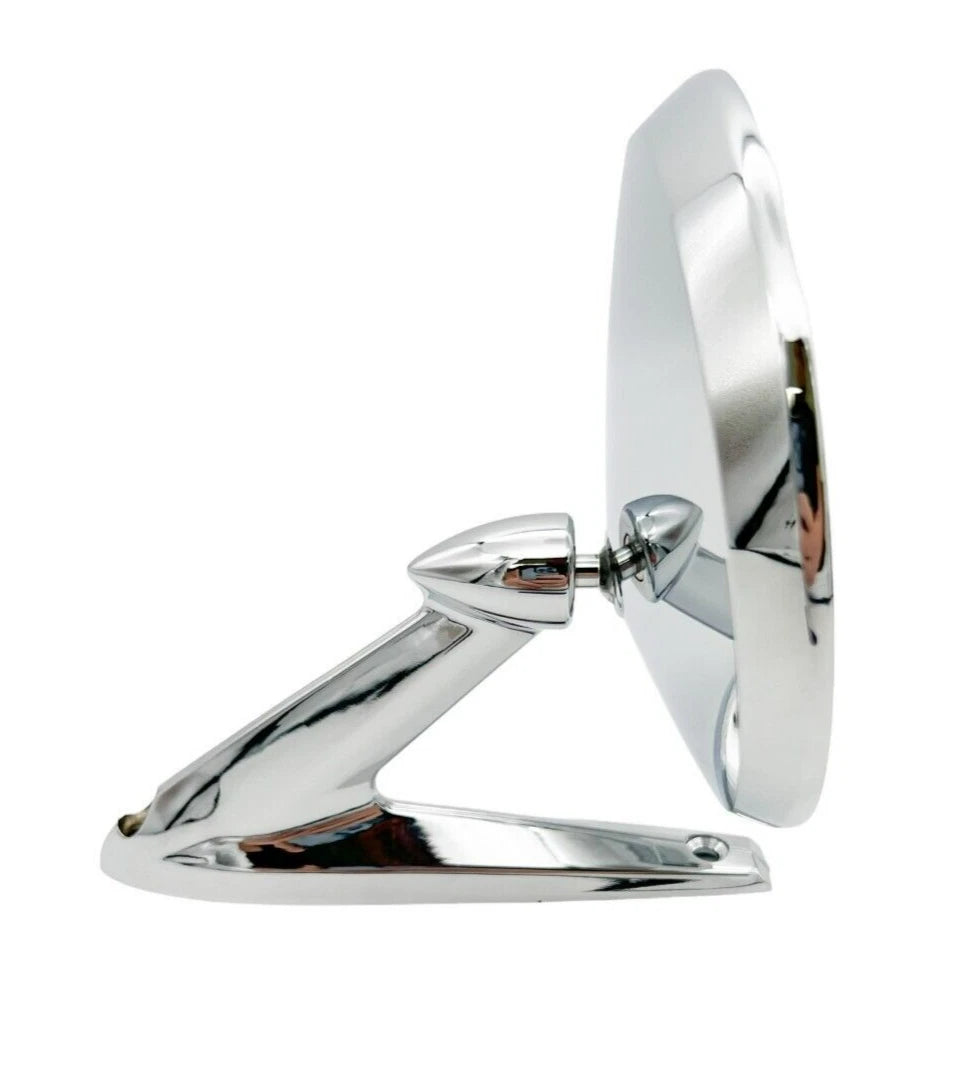 Chrome Exterior Rear View Side Mirrors Left and Right for 1964-1966 Mustang