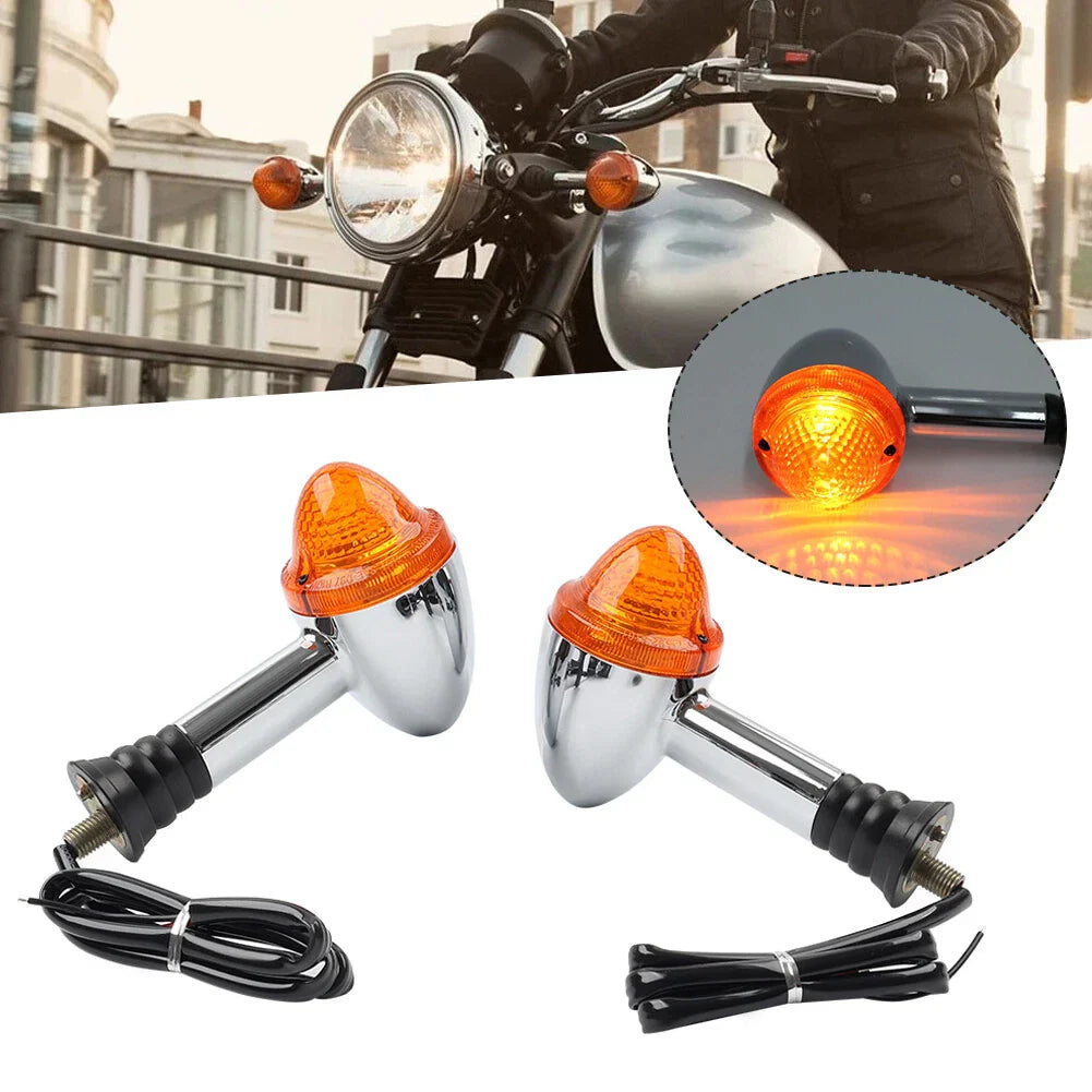 Amber Turn Signal Indicators for Triumph Speedmaster 865, Scrambler (2001-2023)