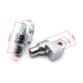 Chrome Foot Pegs for Yamaha V-STAR 1100, 650, V-MAX (1999–2009)