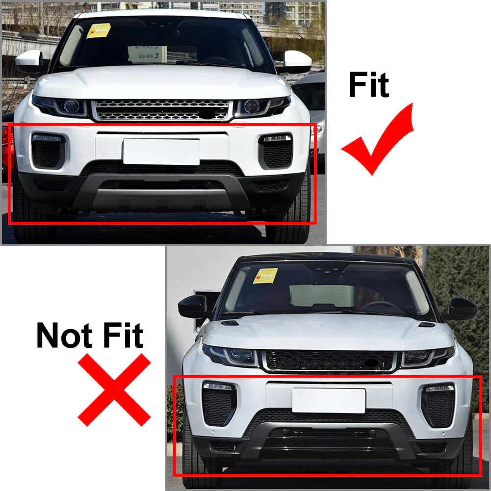 Black Front Bumper Tow Hook Cover for Land Rover Range Rover Evoque (16-18)
