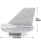 6E5-45371-01 Trim Tab Anode with Bolt for Yamaha 115 130 HP Outboard (1990–2023)
