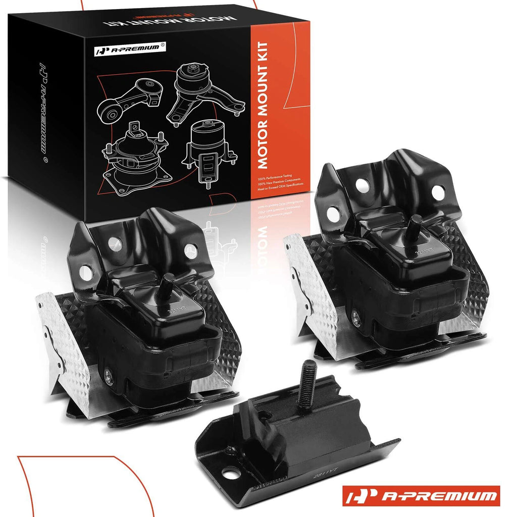 3X Engine Motor & Transmission Mount for Chevy Silverado 1500 (2007â2013)