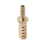 Hose Barb Fitting 1/4x1/8 Inch Brass Splicer for Water Fuel Air
