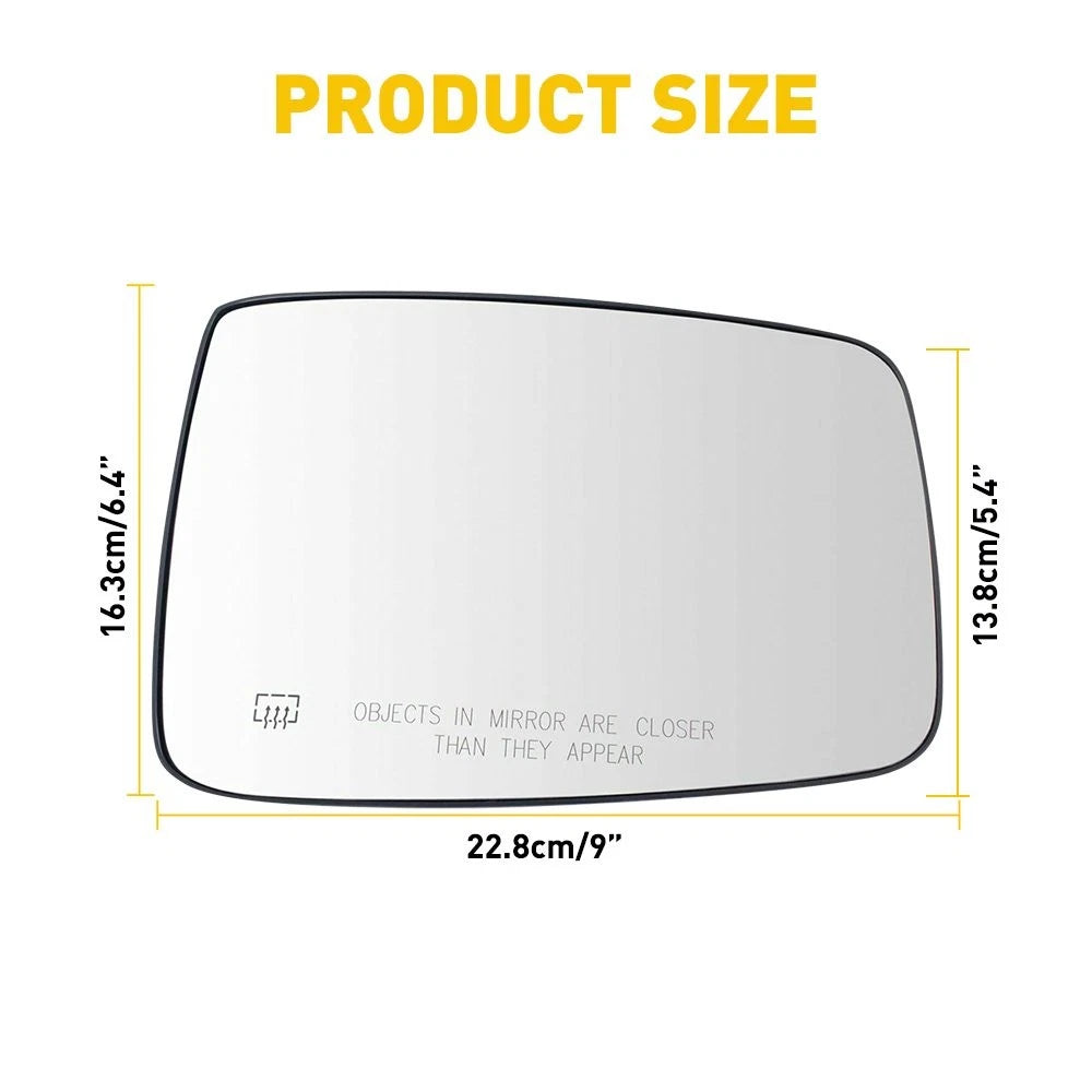 Power Heated Exterior Mirror Glass for Dodge Ram 1500 2500 (2002–2010)