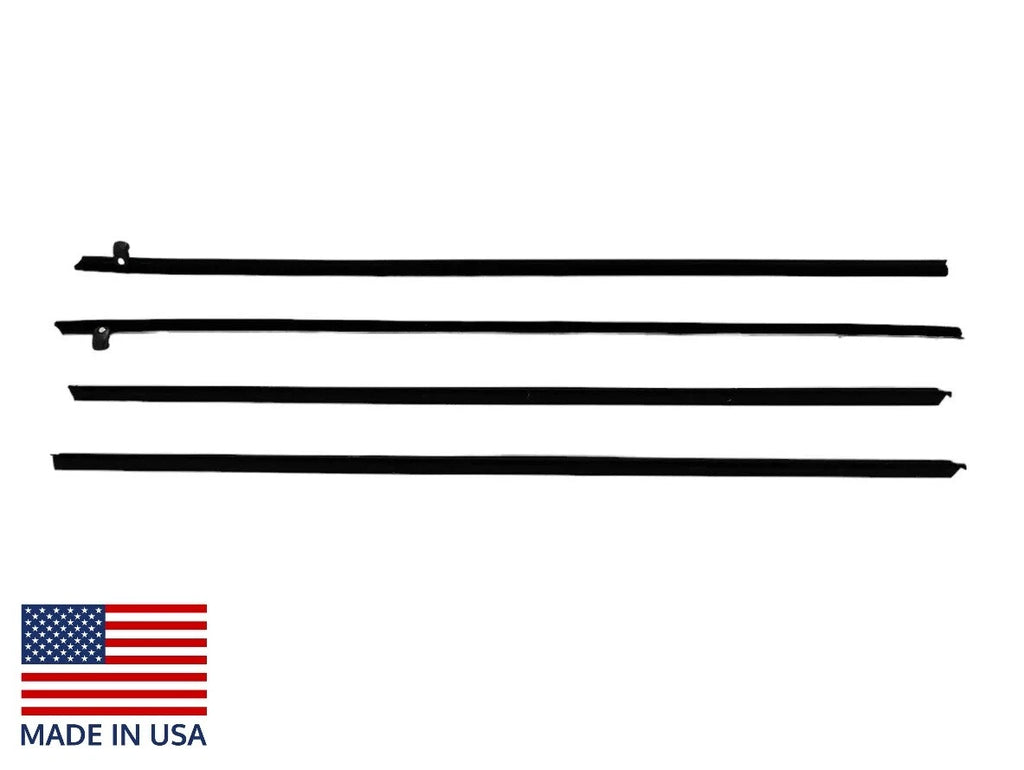 Door Window Felt Beltline Weatherstrip Kit for Ford Mustang Fastback (1969–1970)
