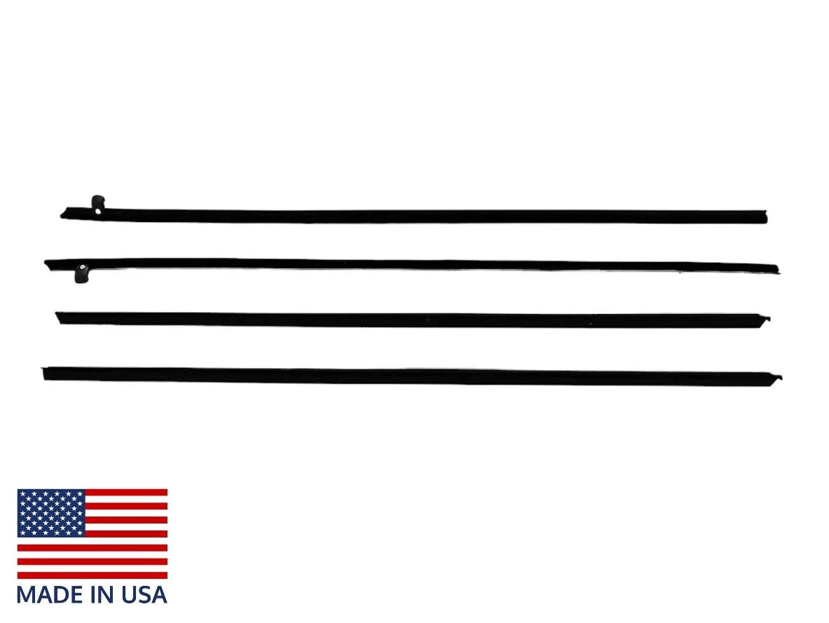 Door Window Felt Beltline Weatherstrip Kit for Ford Mustang Fastback (1969–1970)