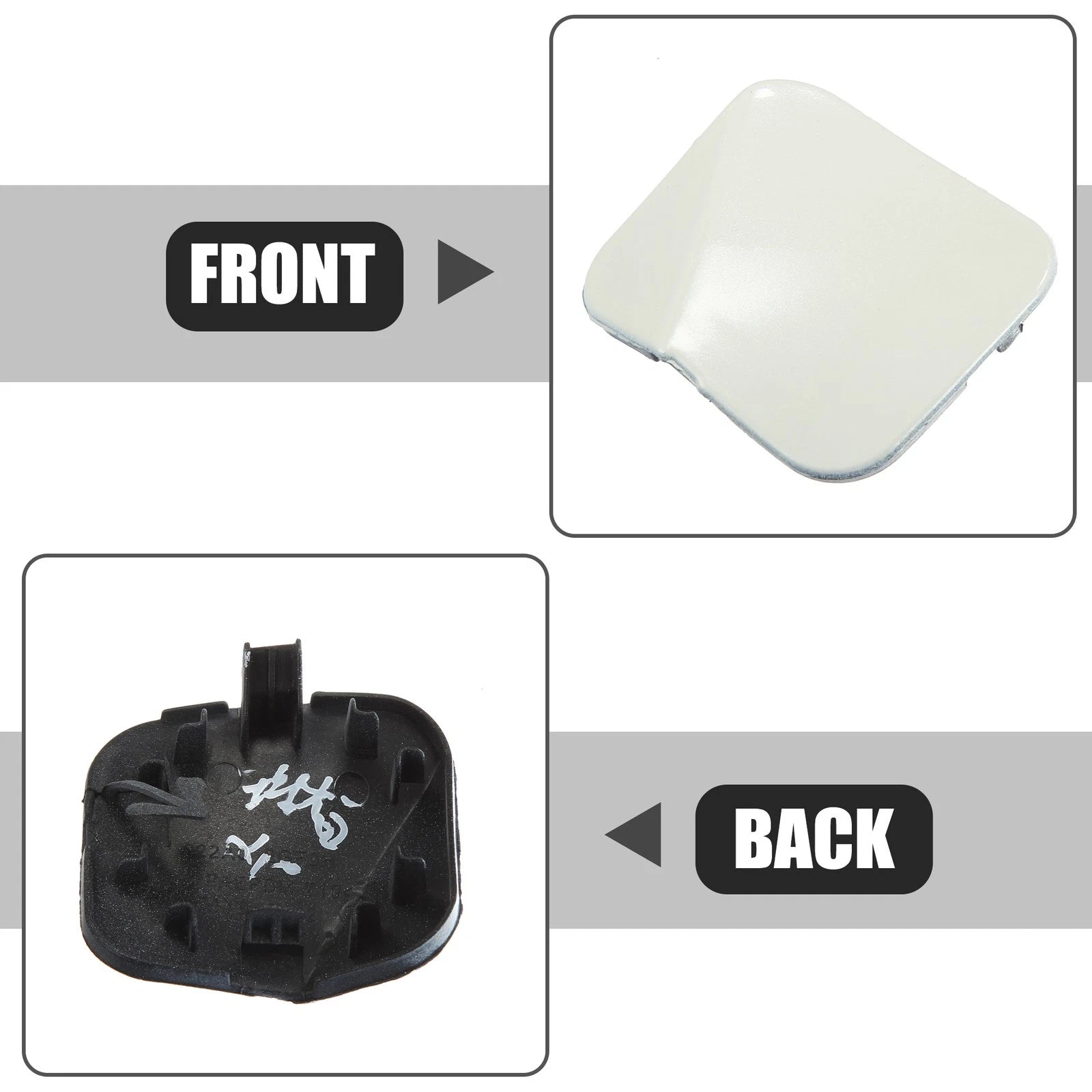 Tow Hook Cover Cap for Nissan Altima (2013–2018) - White