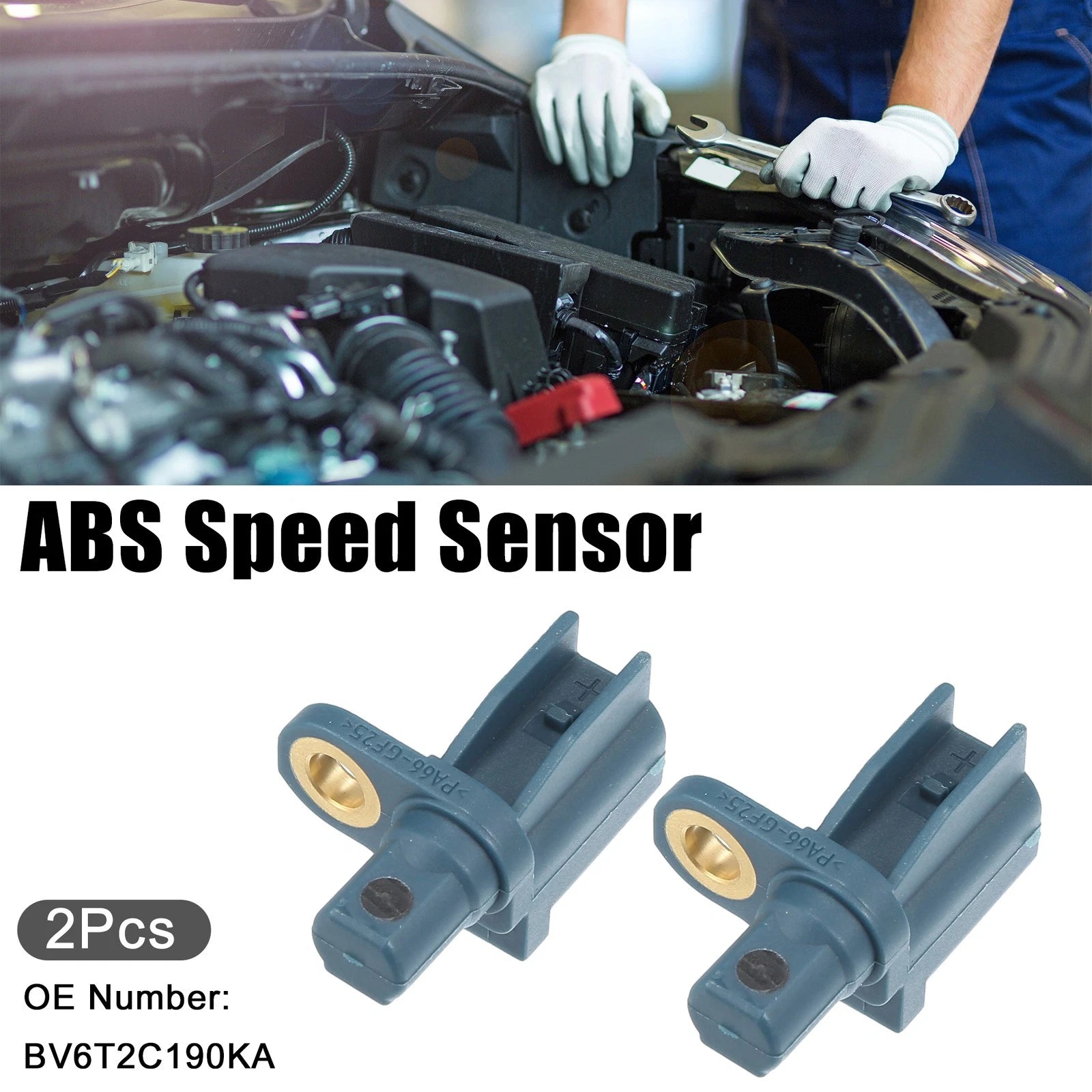 2X ABS Sensor for Ford Escape (2013–2019) No.BV6T2C190KA