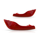 Set of 2 Red Rear Bumper Reflectors for Honda CR-V (2017–2019)
