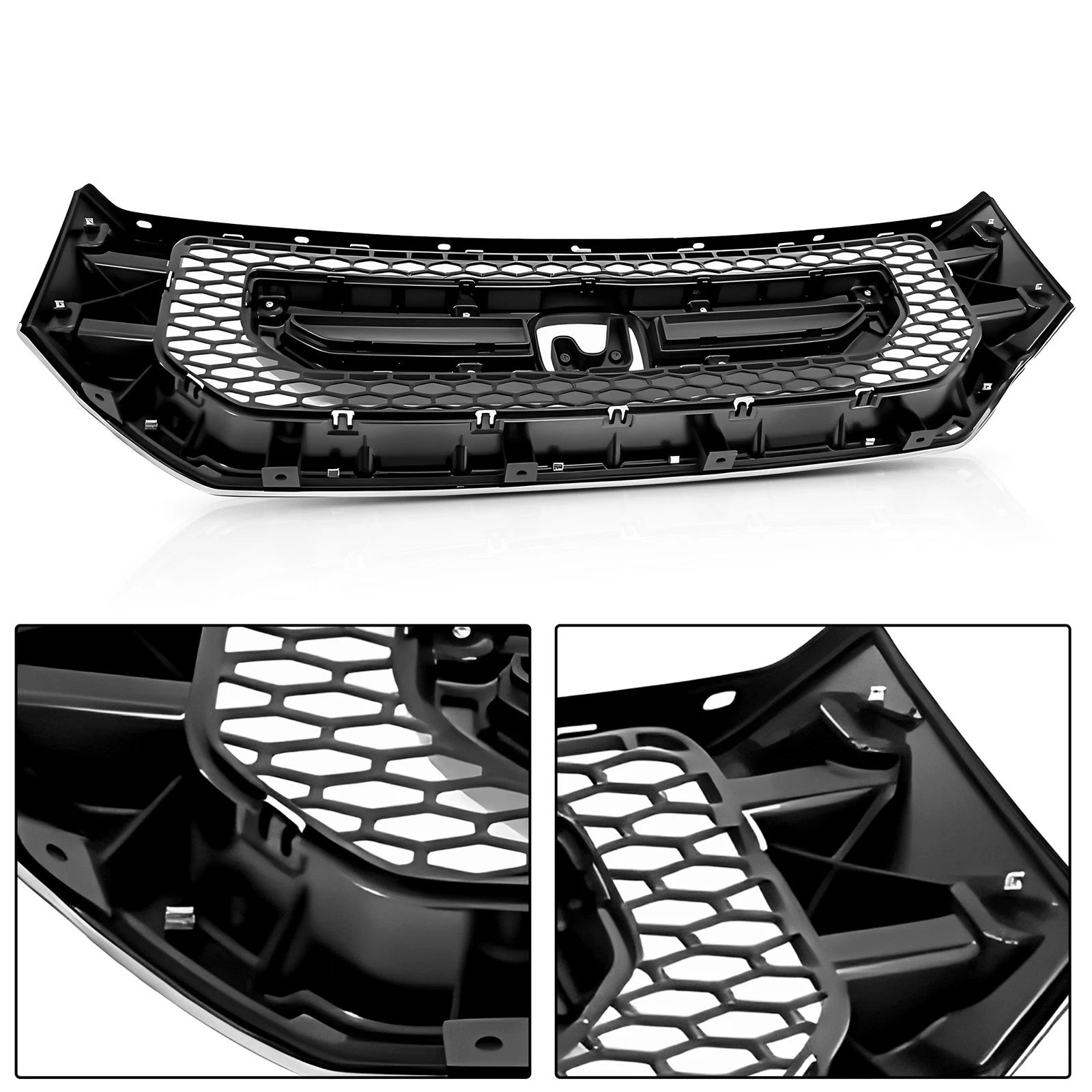 Chrome Front Bumper Grille for Honda Ridgeline (2009-2011)