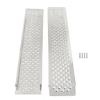 1 Pair Aluminum Loading Ramps for ATV Snow Blower (47.2" L x 8.5" W)