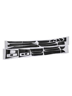 3D Carbon Fiber Interior DIY Trim Decals Black for X5 E70 (2007–2013)